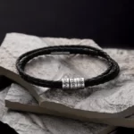 Unisex personalizēta rokassprādze ar dārgu cilvēku vārdiem / datumiem