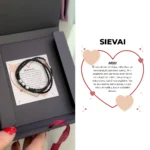 Unisex personalizēta rokassprādze ar dārgu cilvēku vārdiem / datumiem - Image 6